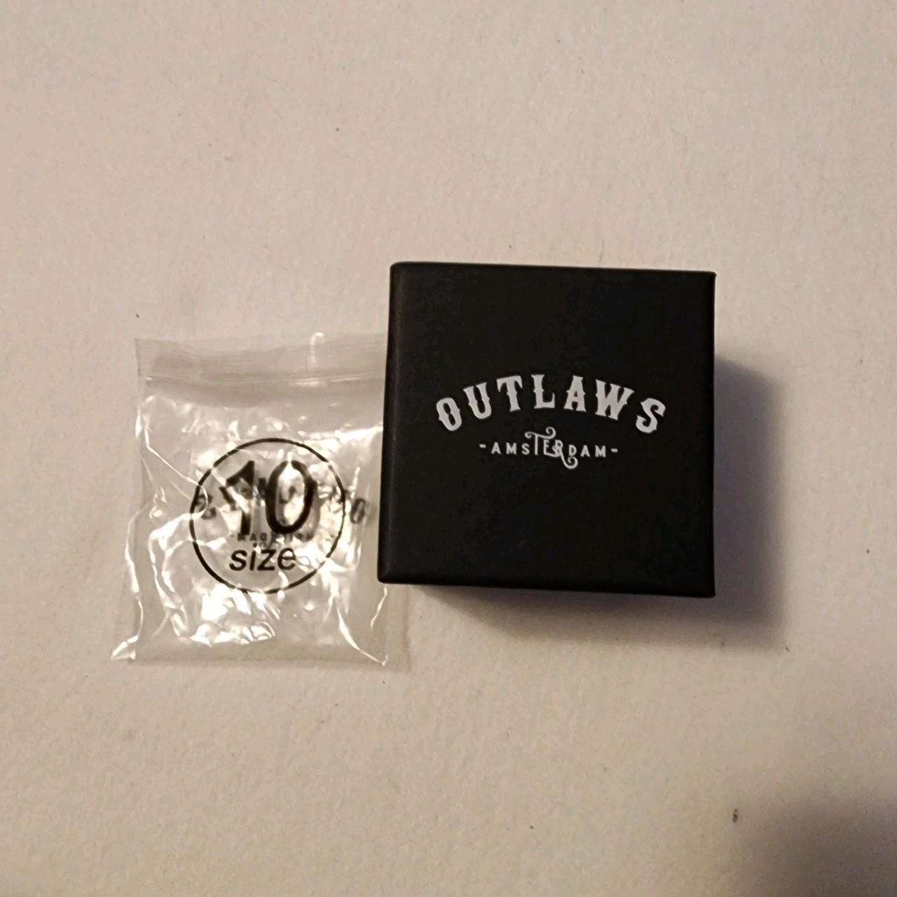 Outlaws Amsterdam King Of Skulls Silver Ring Size 10 New In Box Mens Ring