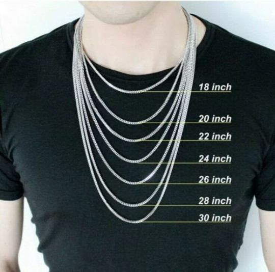 14K Gold Curb Chain Necklace 3mm -8mm Over 925 Silver, 16-30 Inch, BEST SELLER