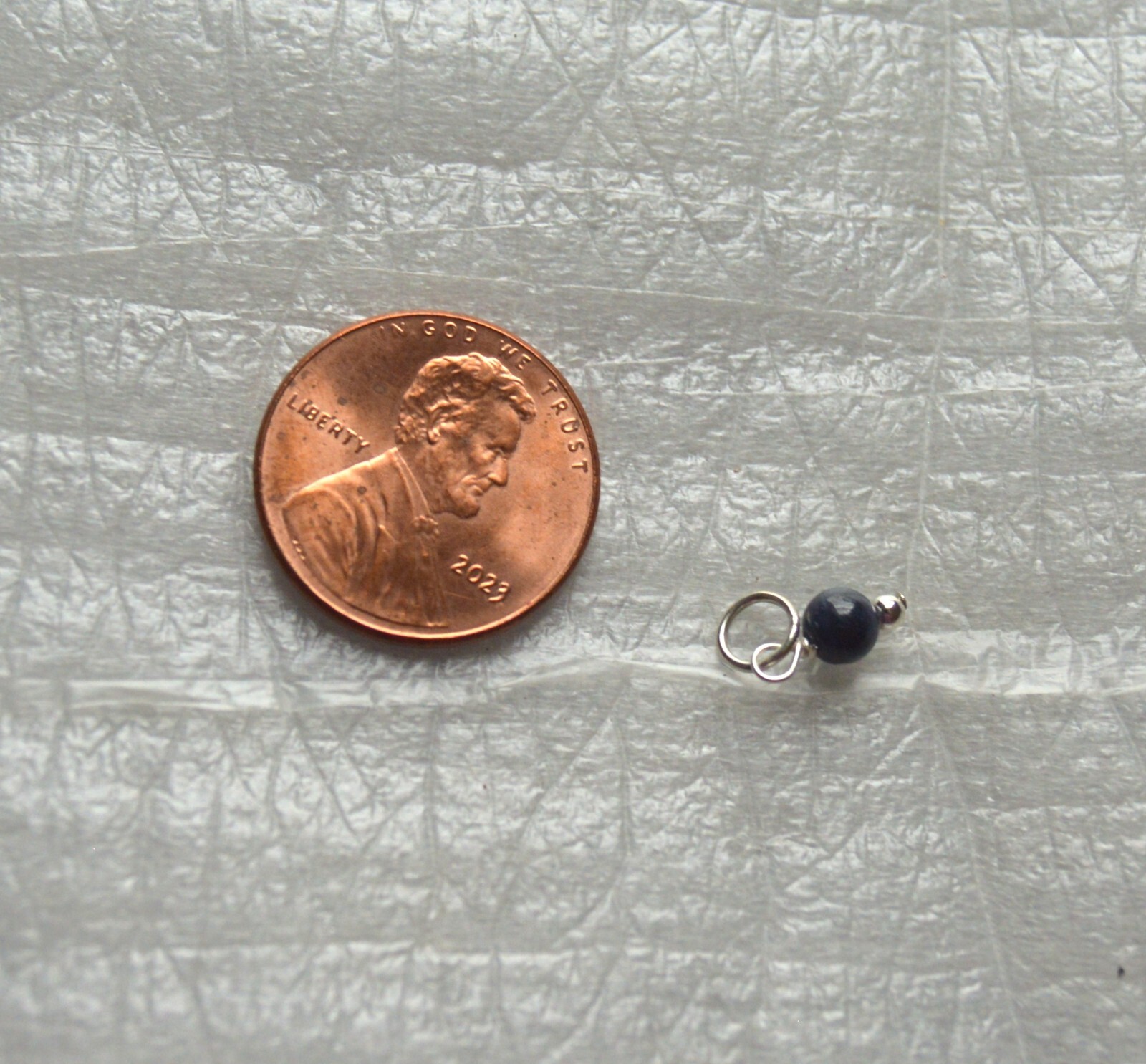 Birthstone Charm September Sapphire Corundum Charm New Jewelry Birthdays
