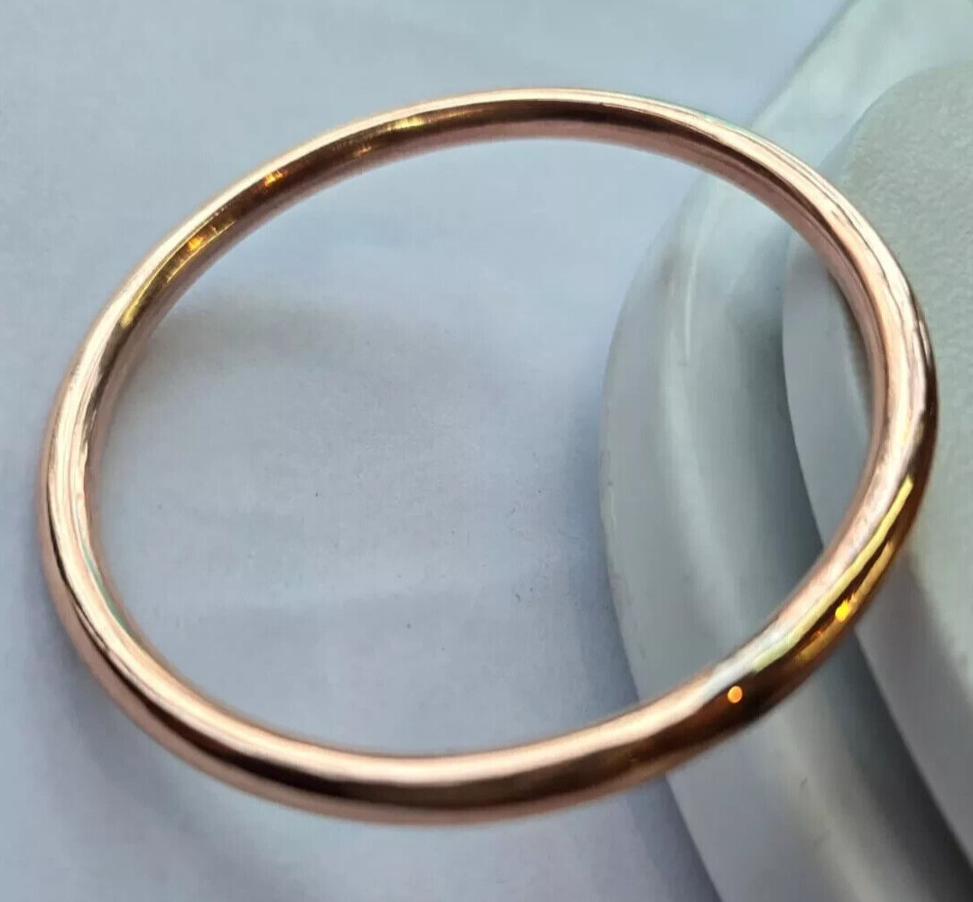 1 Pc Pure Brass Bangles Men Women Bracelet Bangle, Healing Bangles Plain Solid