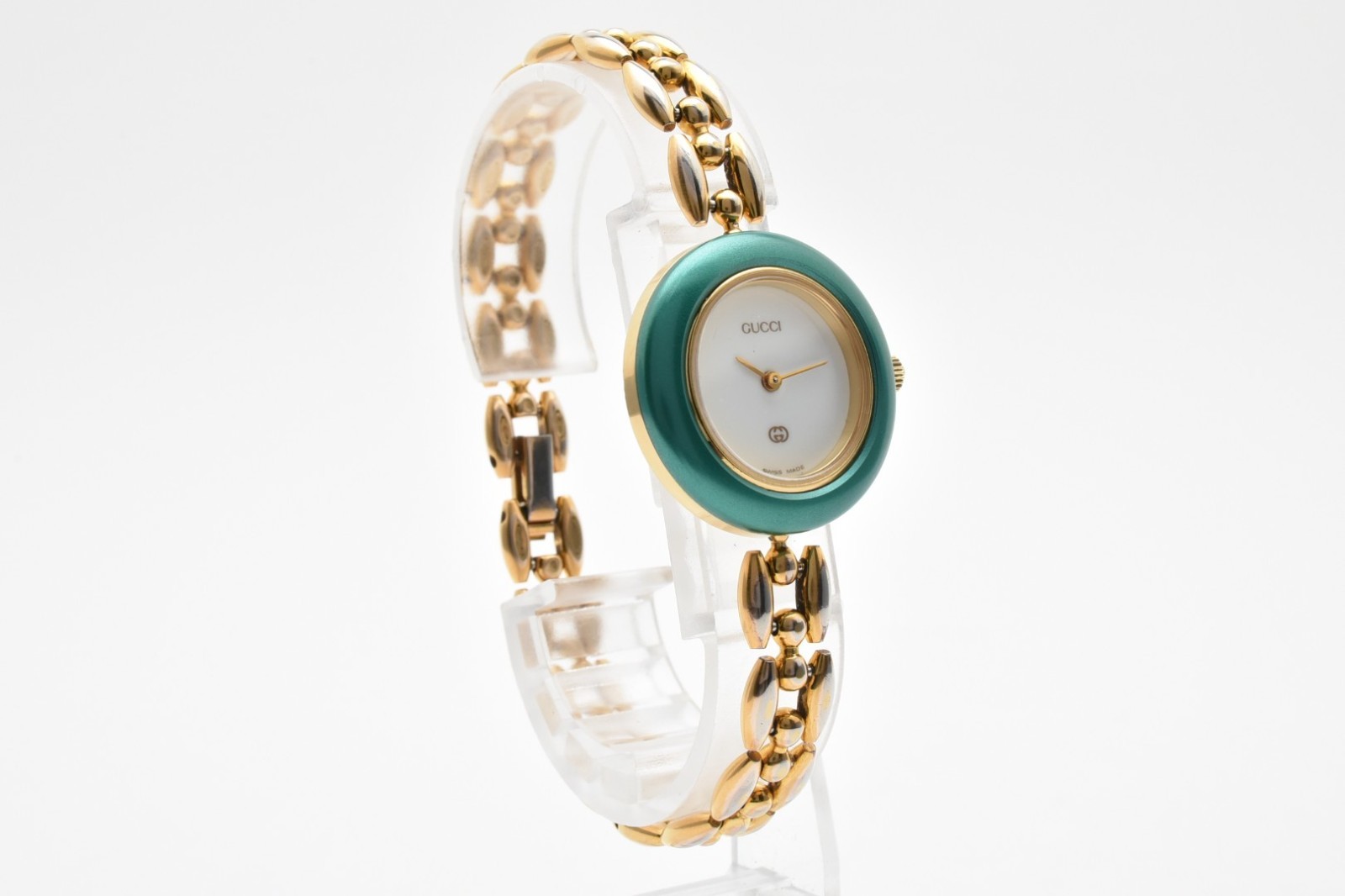 [Near MINT w/ BOX] GUCCI Change Bezel 6 Colors 11/12 Quartz Women’s Swiss Watch