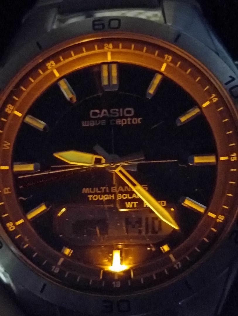 CASIO Wave Ceptor Solar Radio-Controlled Watch WVA-M640