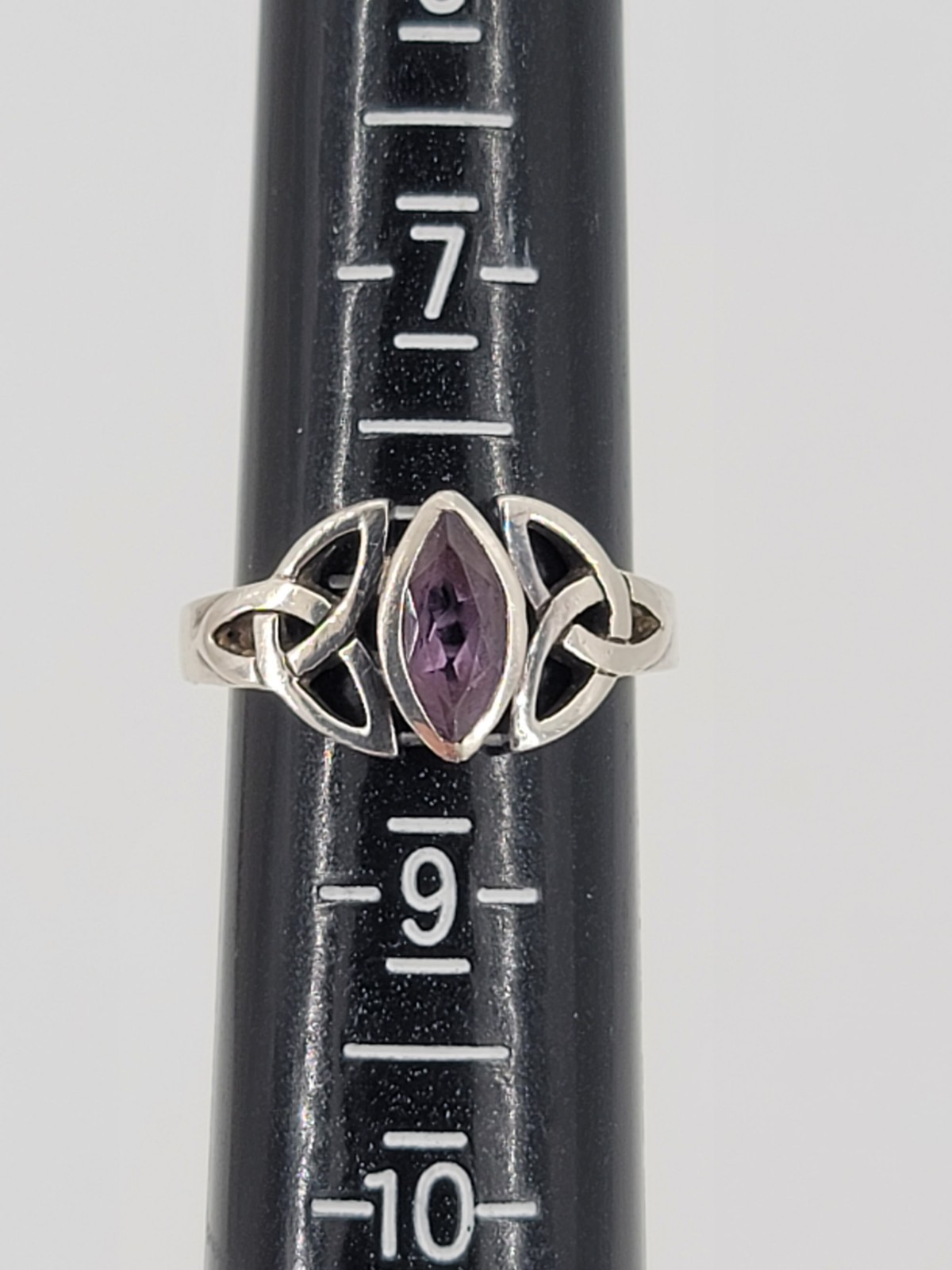 925 PSCL Marked Peter Stone Sterling Silver Celtic Knot RING