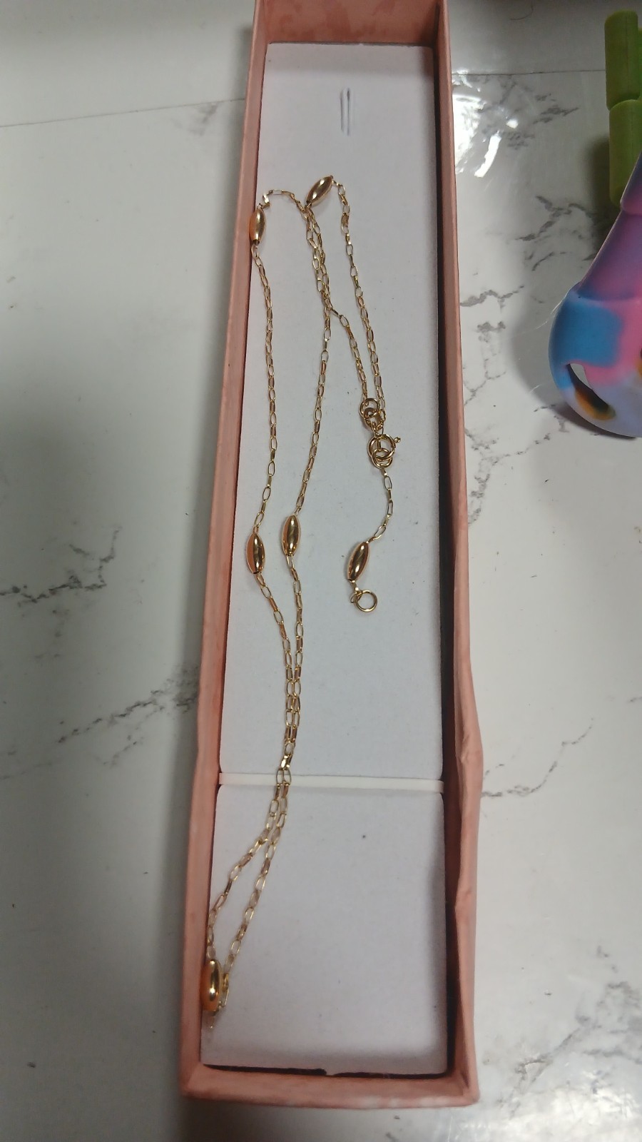 9ct yellow Gold belcher necklace