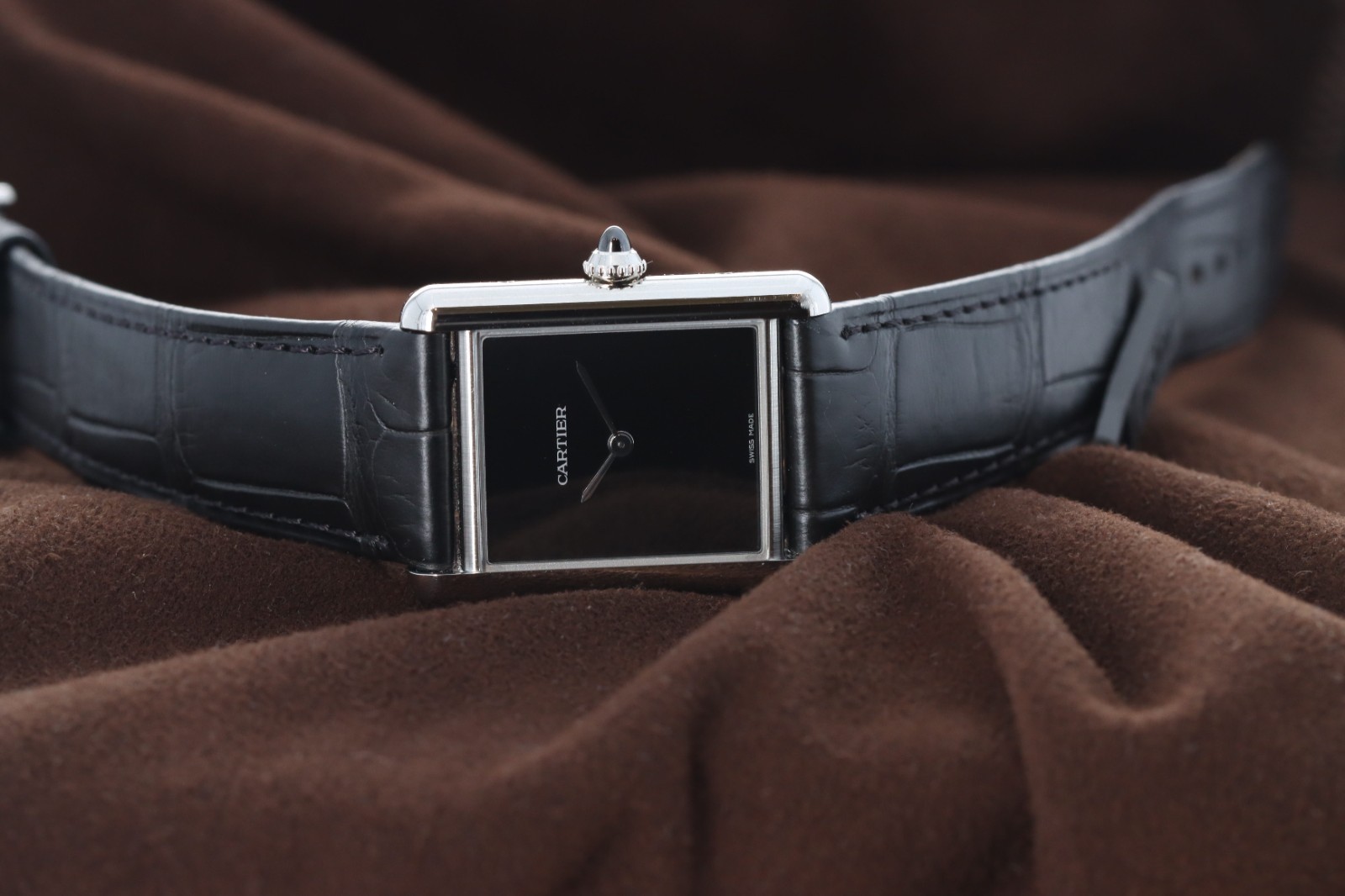 Cartier Tank Must Black Geneva Boutique, Limited to 50 Pieces – Steel WSTA0064