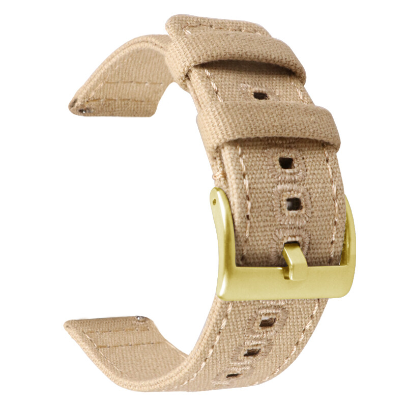 Retro Weave Nylon Fabric Strap 18 20mm 22mm Sport Watch Band Quick Release Pins