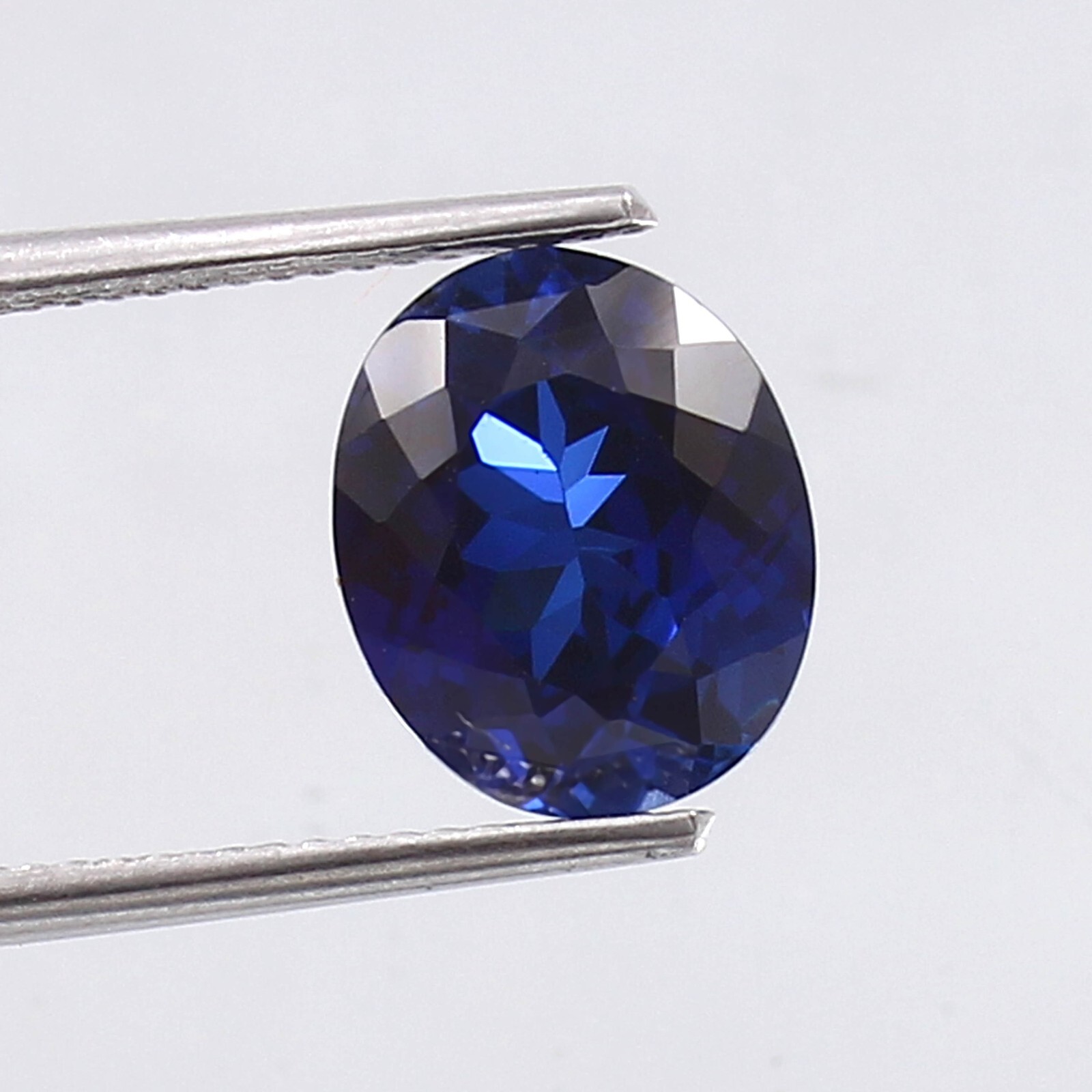AAA 4.55 Ct Natural Flawless Ceylon Royal Blue Sapphire Loose Oval Gemstone Cut