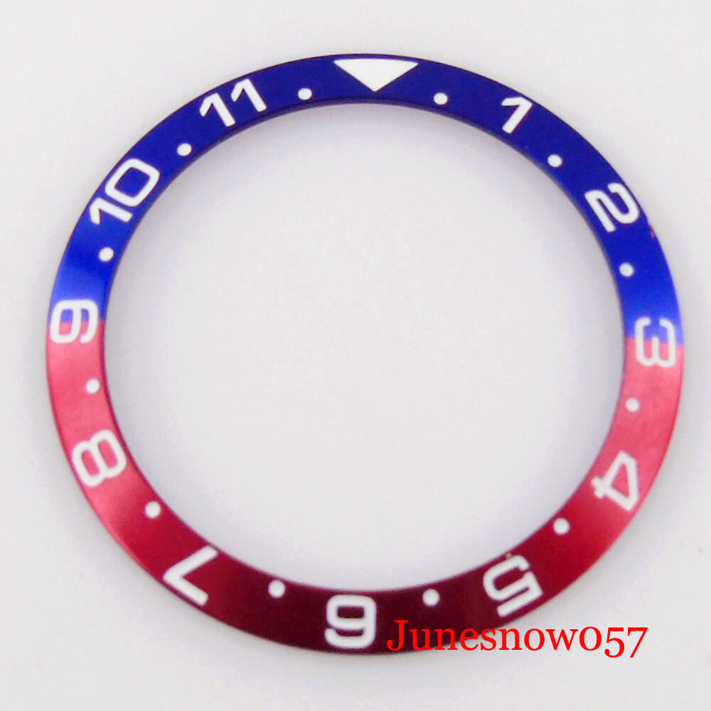 12 Hours 38mm*30.5mm Watch Bezel Insert Ceramic Alloy Steel Ring Slope Rose Gold