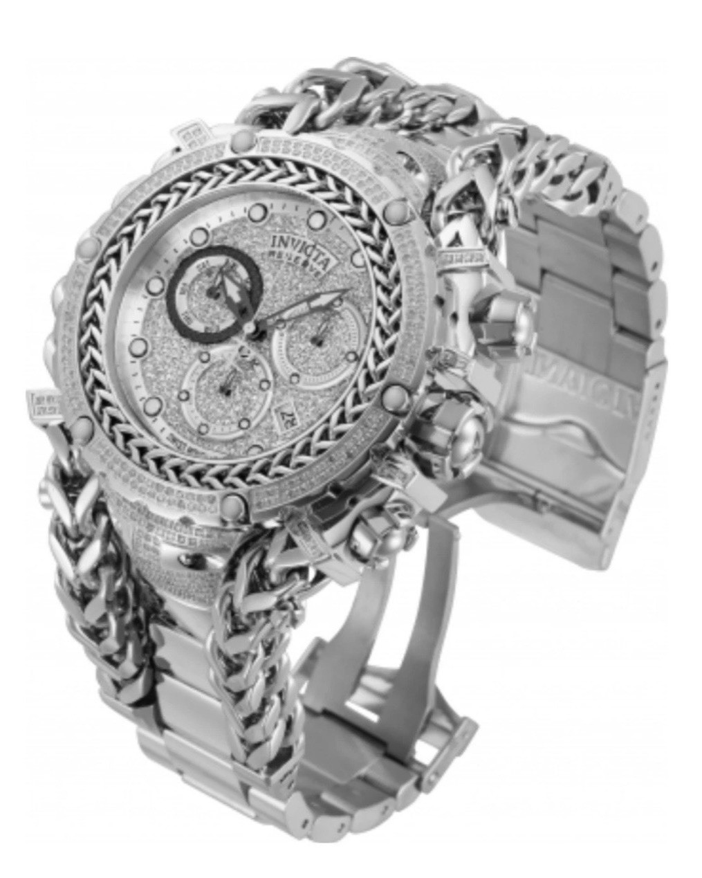 Invicta Reserve Gladiator 2.92ct Genuine Diamond 61mm Wristwatch. NEW