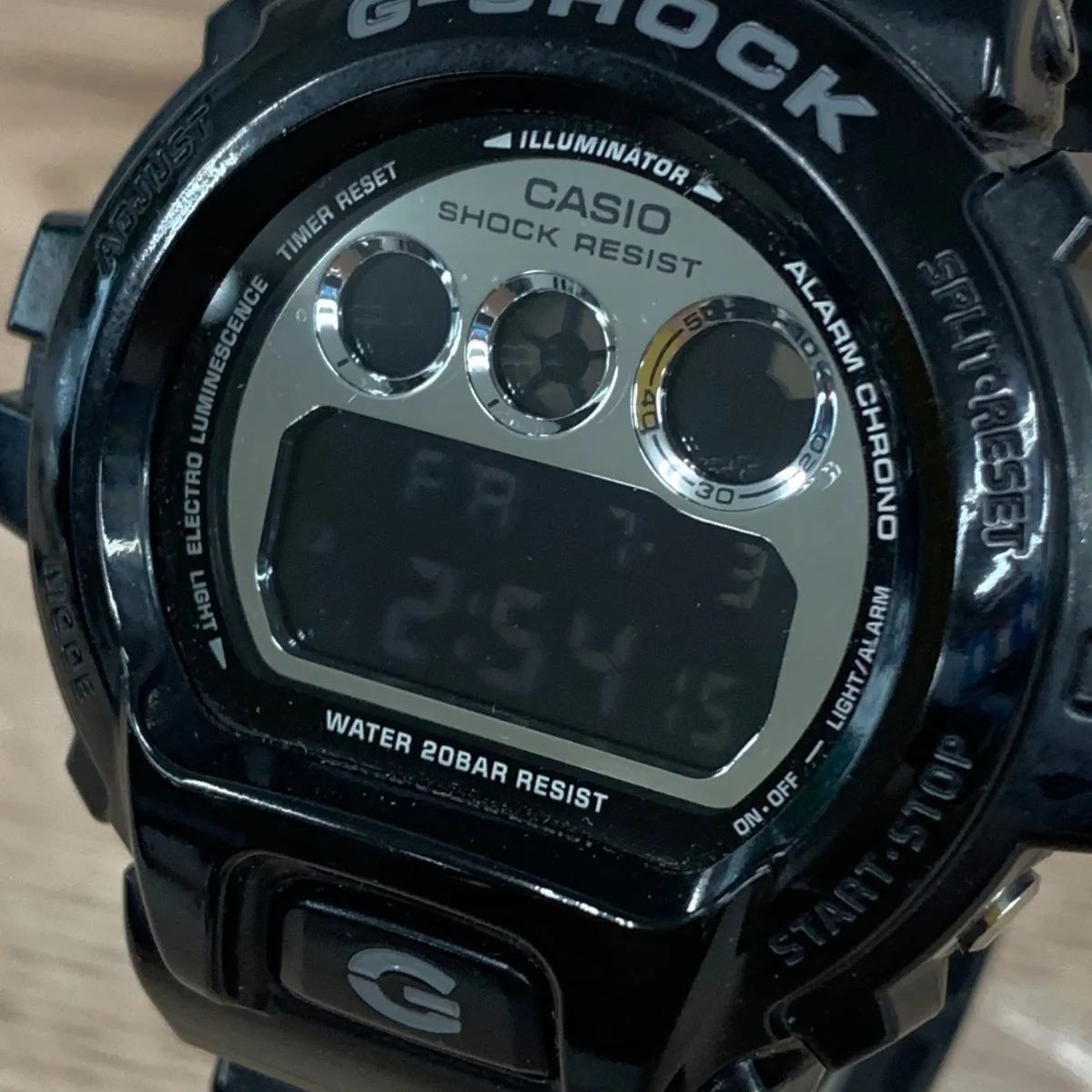 Working item CASIO G SHOCK DW 6900NB Black Wristwatch Hiratsuka Clothing H from