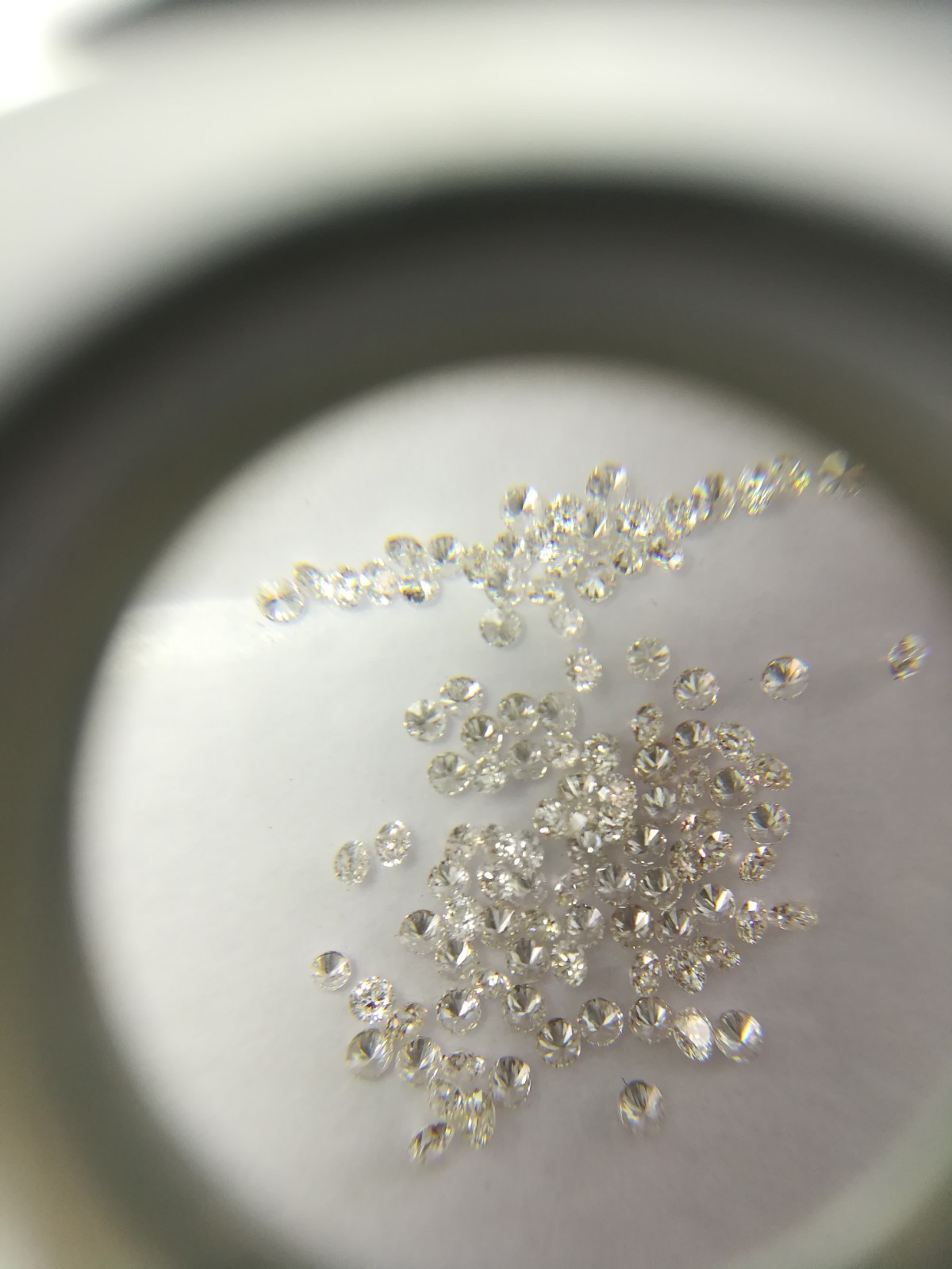 1.40 mm CVD / HPHT Loose Lab Created Diamonds TCW 1.00 , DEF, VVS-VS Clarity