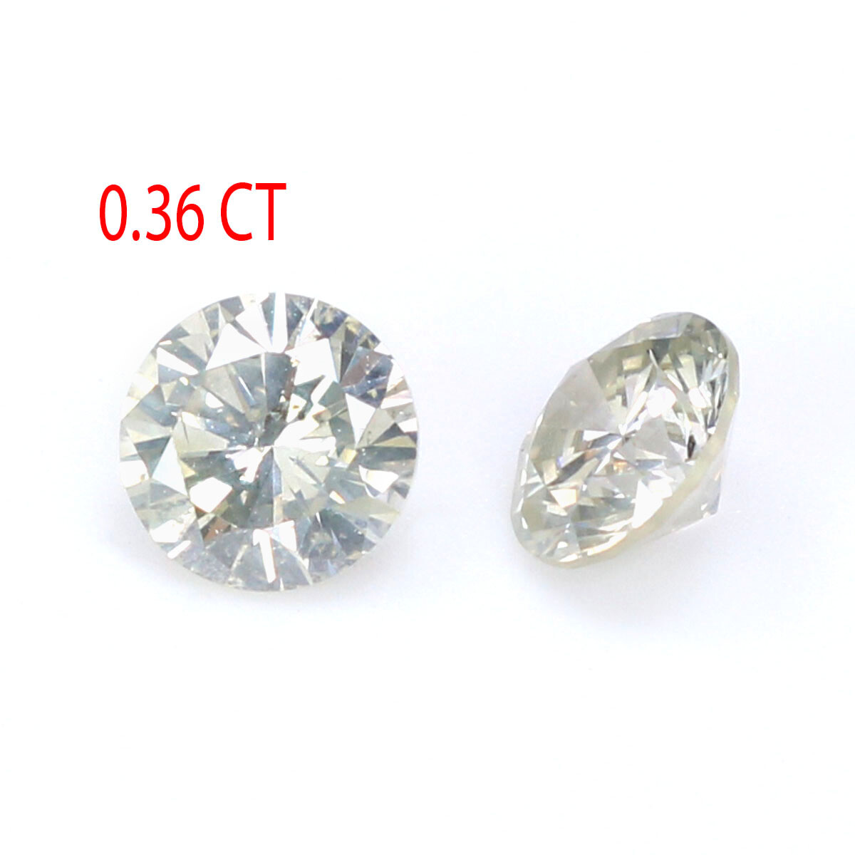 Natural Loose Round Diamond White – J Color 0.36 CT 3.50 MM Brilliant Cut KR2476