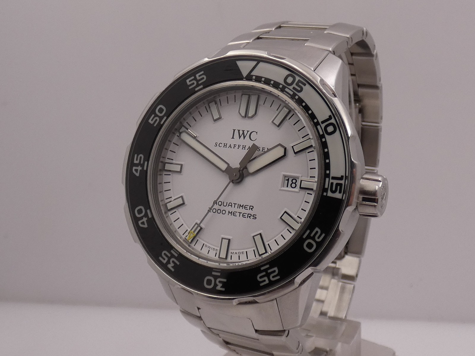 IWC AQUATIMER AUTOMATIC 2000m IW3568 WITH PAPERS YEAR 2019 STEEL MEN’S WATCH