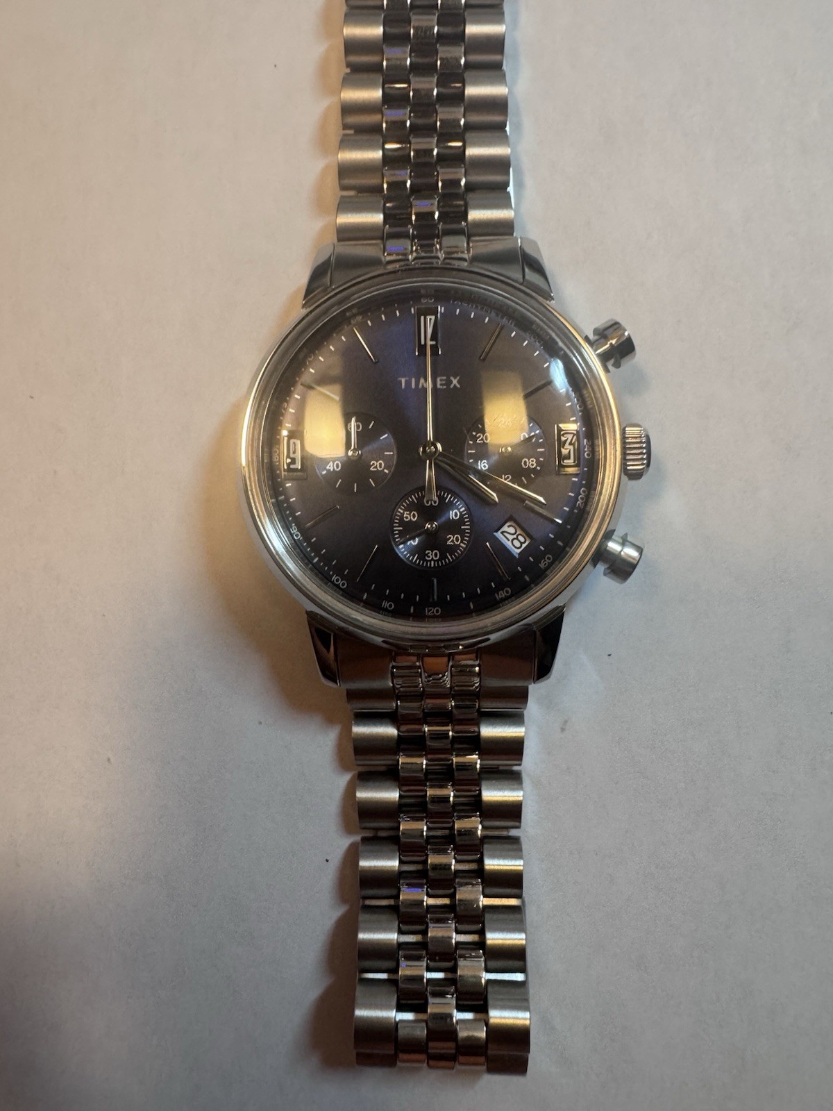 Timex Marlin Chronograph with Jubilee Bracelet