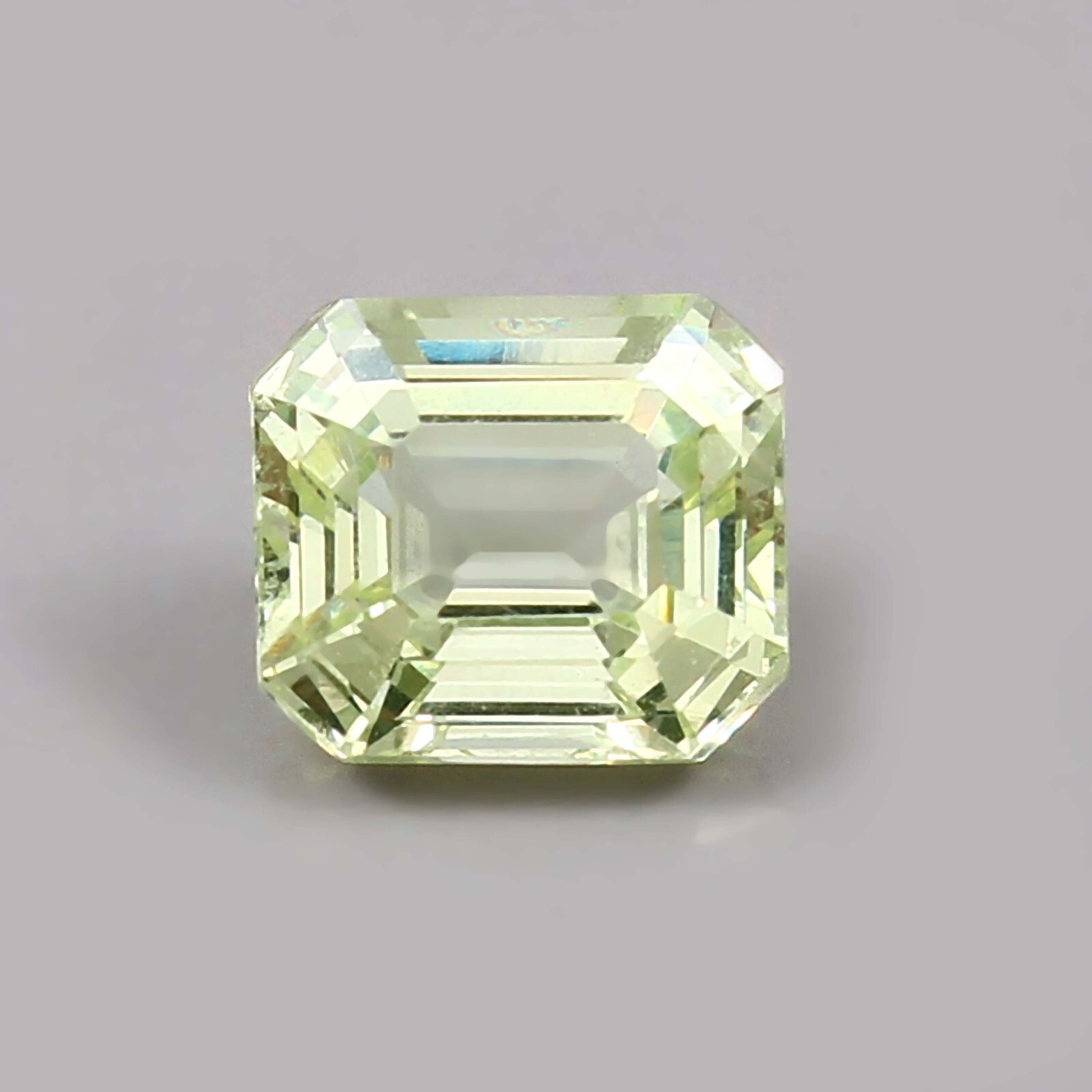 AAA Natural Flawless Green Ceylon Chrysoberyl Loose Radiant Cut Gemstone 3.80 CT