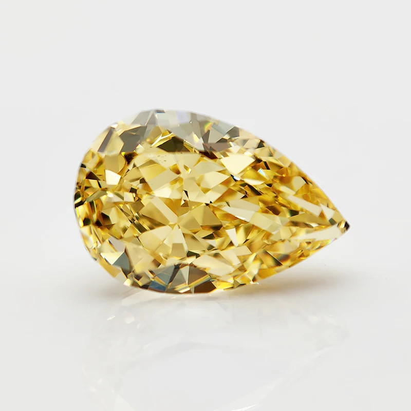 Top Colors Pear Crushed Ice Cut Cubic Zirconia 5A 10-50pcs Factory Directly Sale