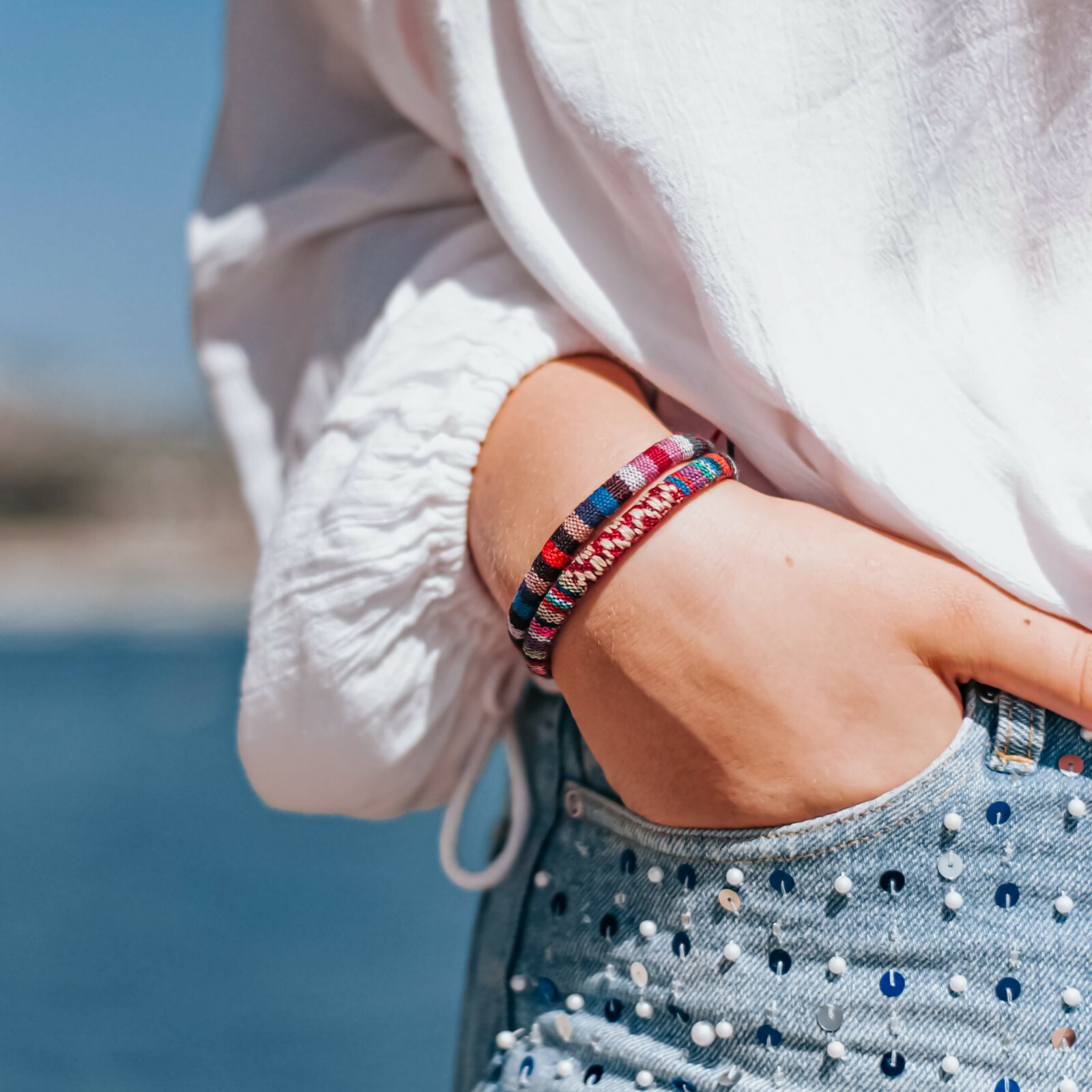 12 VSCO Bracelets for Teen Girls, VISCO Girl Braided Friendship Bracelets
