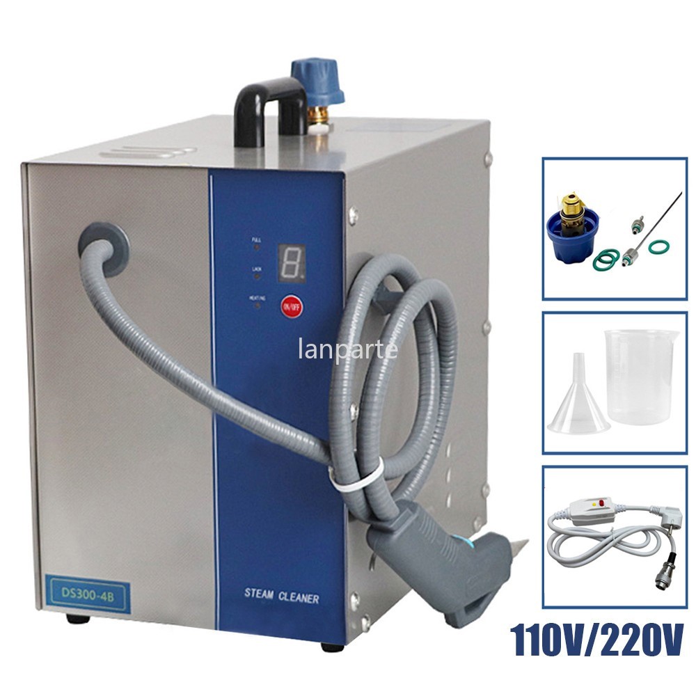 3L 2600W Electric Jewelry Steam Cleaner Gold Gem Washer Stainless Steel +Handle