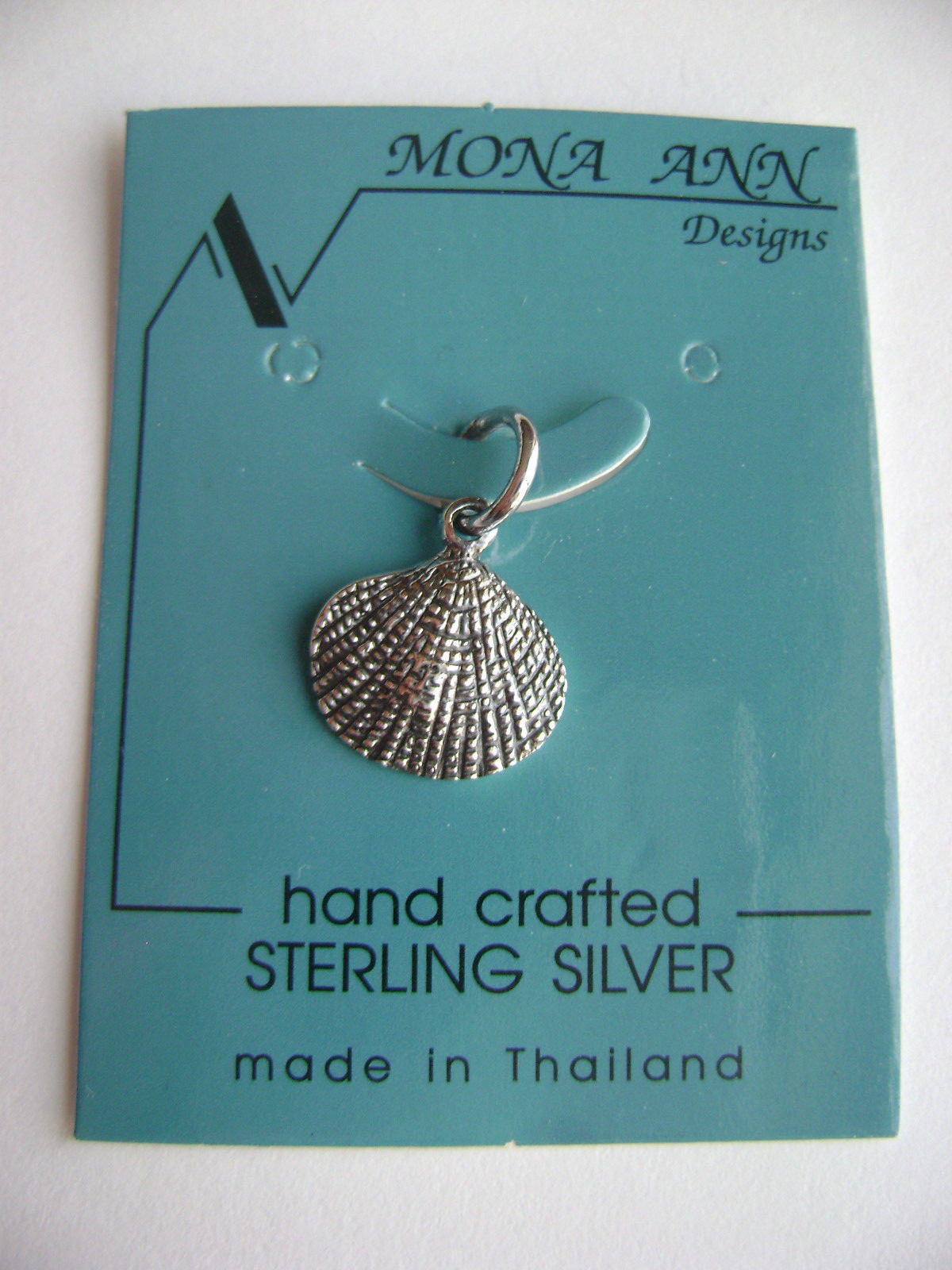 Sterling Silver Small Sea Shell Pendant New