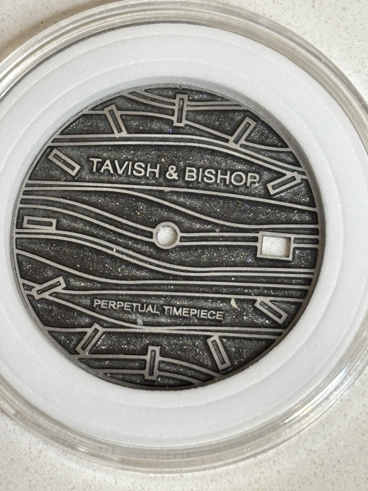 Tavish & Bishop Timepieces Bespoke Fiber Laser Engraved Watch Dials