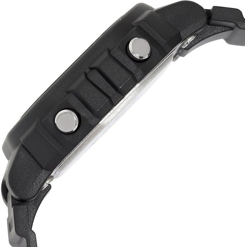 Casio LA-20WH-1B Digital Watch Black Resin LED Alarm Stopwatch