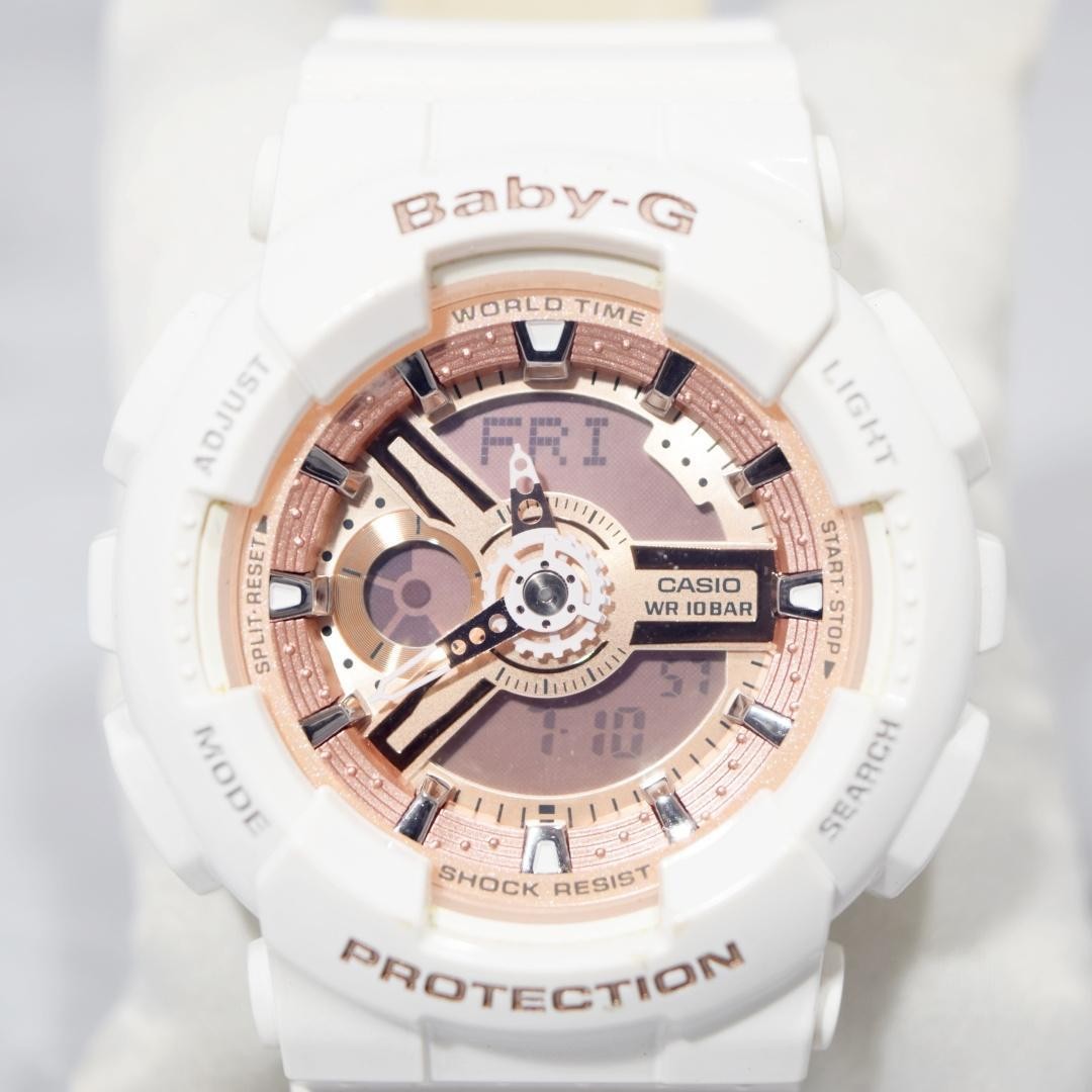 with Box CASIO BABY G BA 110 Ana Digi New Battery