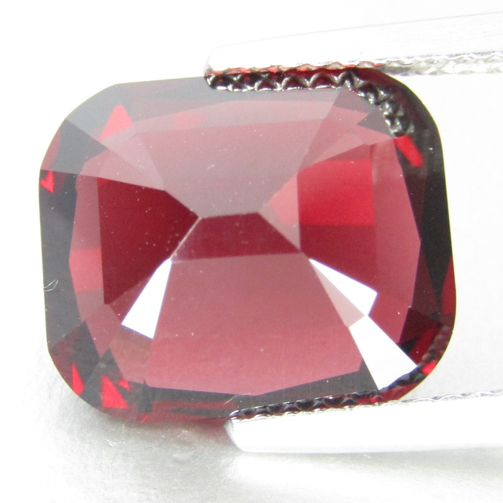 8.38Cts Natural Excellent Almandine Garnet 12x10mm Master Cushion Cut Gemstone