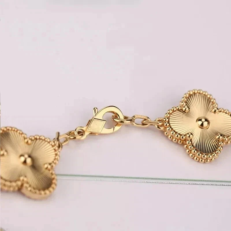 1.24Ct Lab Created Diamond Women’s Flower Bracelet 14K Yellow Gold Plated 7″ in