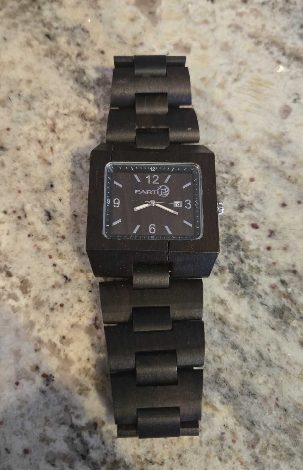 Earth Wood Men’s Dark Brown Rhizomes Watch Model EW1202 Retails For 150