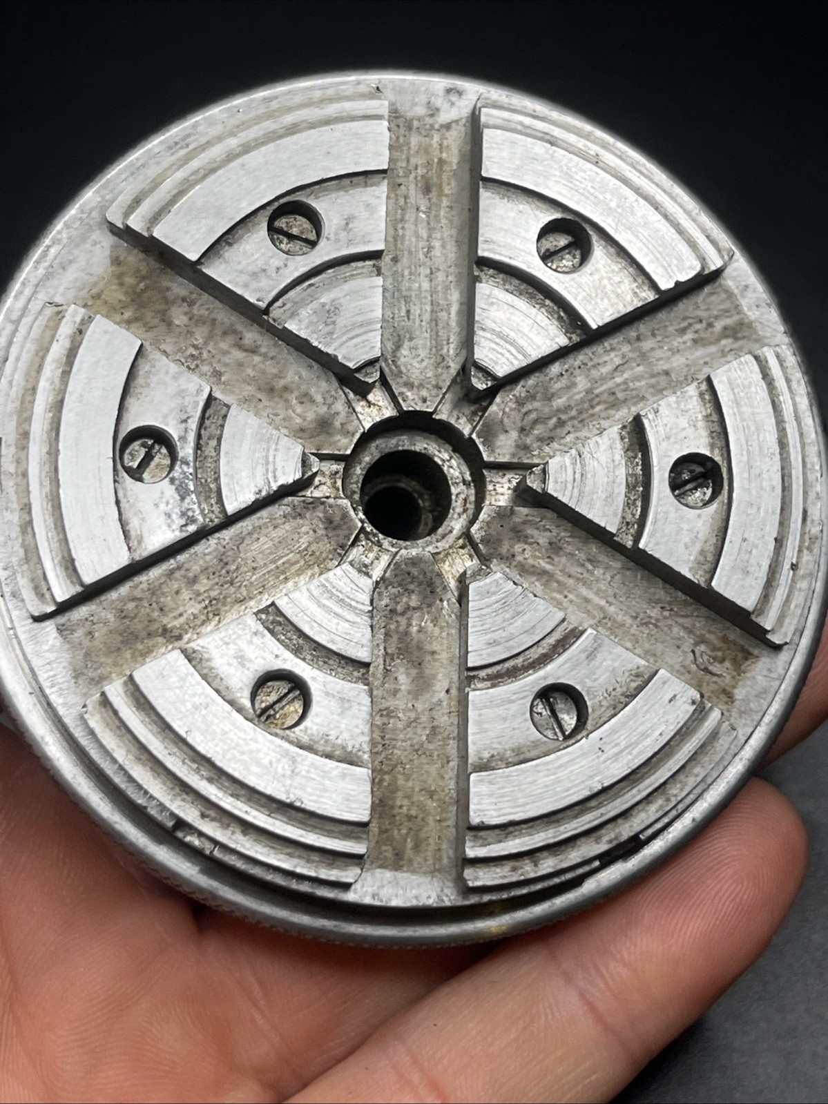 Vintage USA Made Unbranded Watchmaker 8mm Lathe 3inch Bezel Chuck (017)