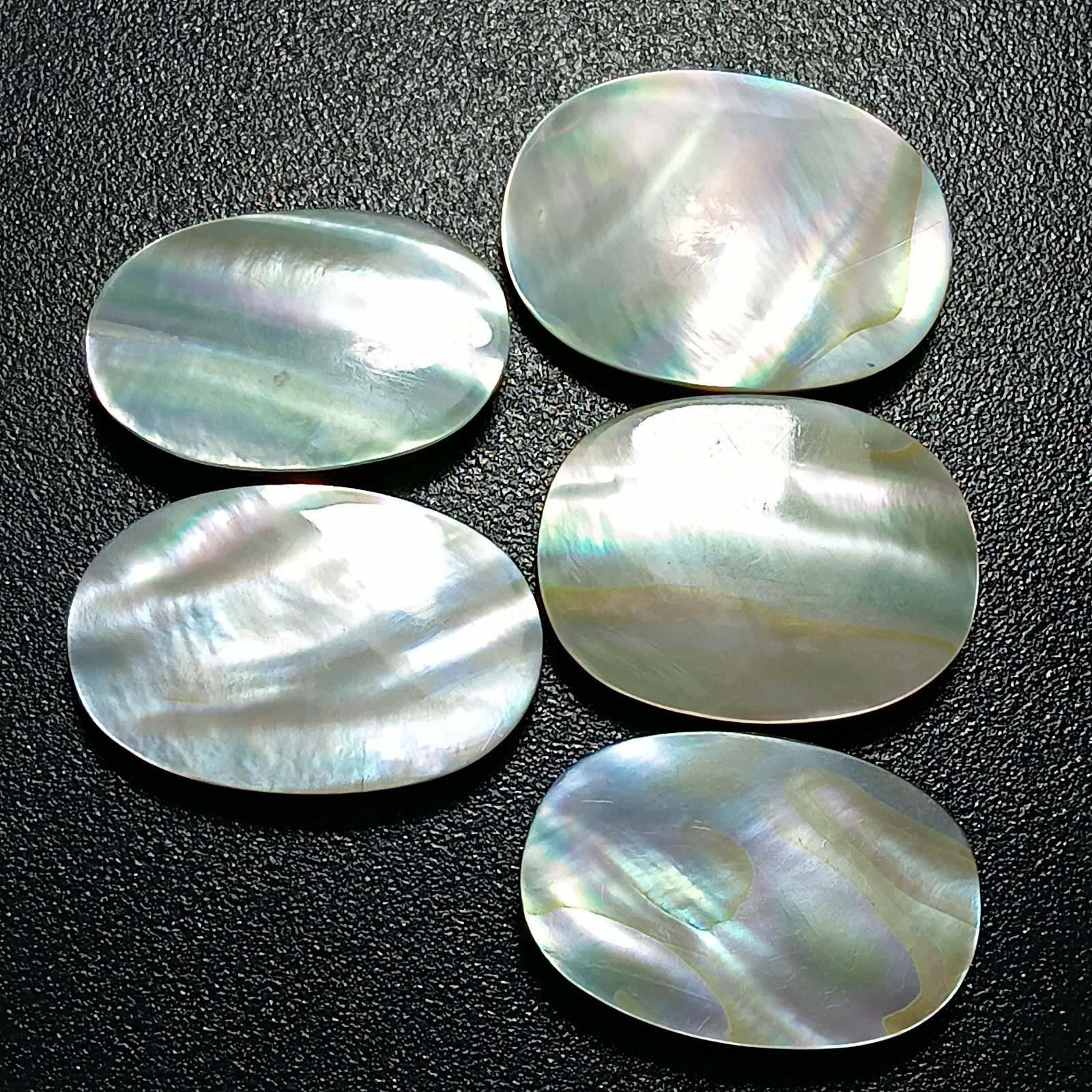 Tahitian mother of pearl cabochon lot natural white pearl loose gemstone jewelry