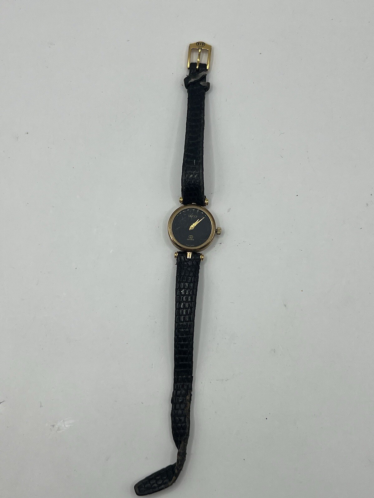 GUCCI ONE JEWEL QUARTZ WATCH ~ RUNNING ~