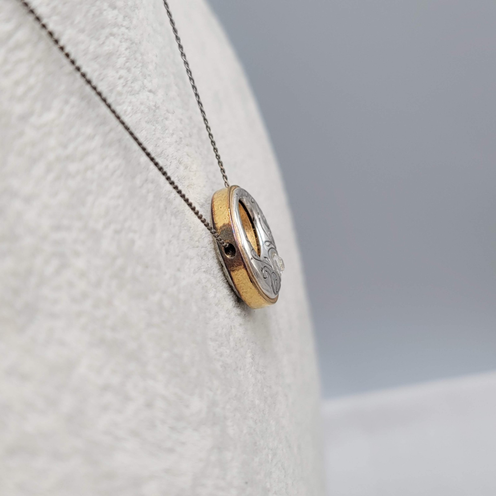 Vintage Brighton Aries Pendant Necklace Silver Plated 16″ – 18″