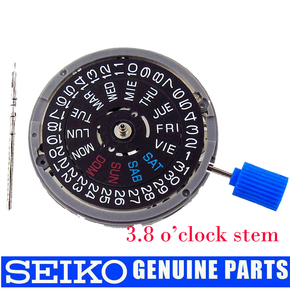 English SPANISH NH36 NH36A mechanical auto movement 3 o’clock/3. 8 o’clock Crown
