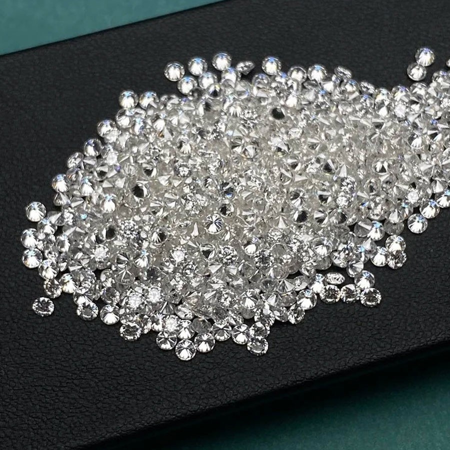 VVS 28 Pcs D Color Loose White Moissanite 2.40mm Round Diamond Cut Wholesale Lot