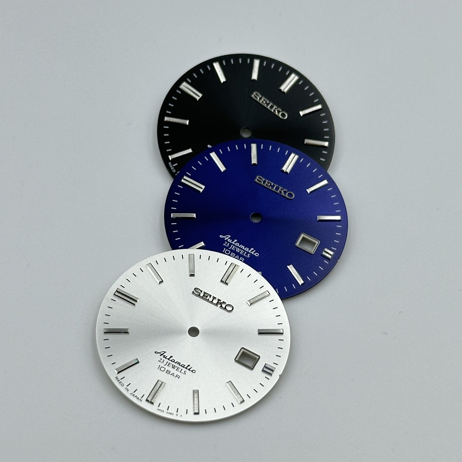 34mm Sunburst Pattern Watch Dial No Luminous for Nh35 Movement Watch Parts