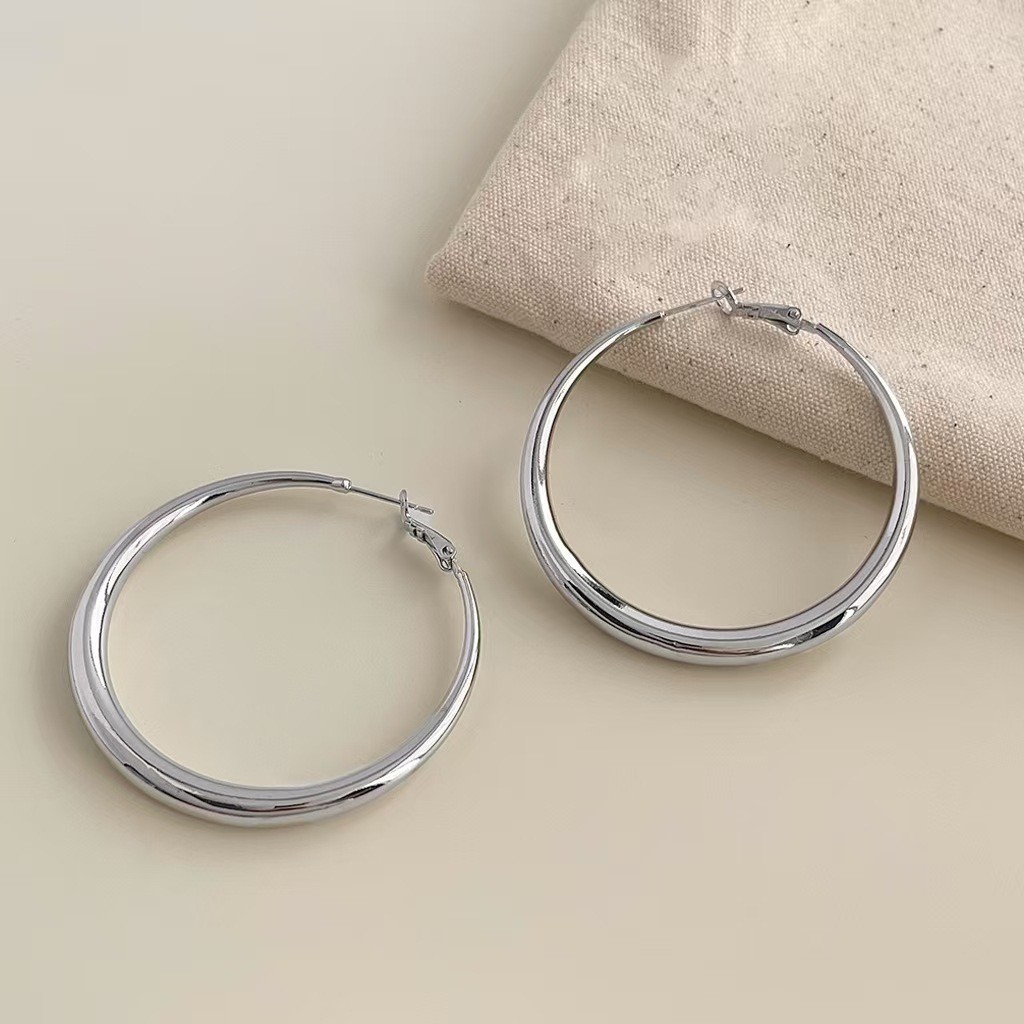 925 Sterling Silver High Polished 2MM Hoop Earrings – 10MM-50MM Lot