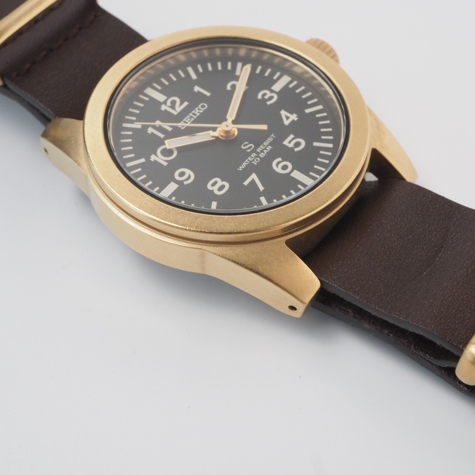 SEIKO SUS NANO Universe Limited Edition SCXP174/7N01-0KS0 Quartz Gold Box