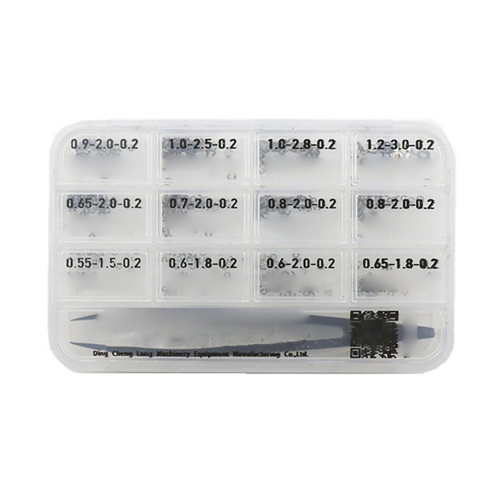 360Pack 0.2mm 12 Sizes Watch Circlip E-Clips Snap Ring Latch Pusher Assortment