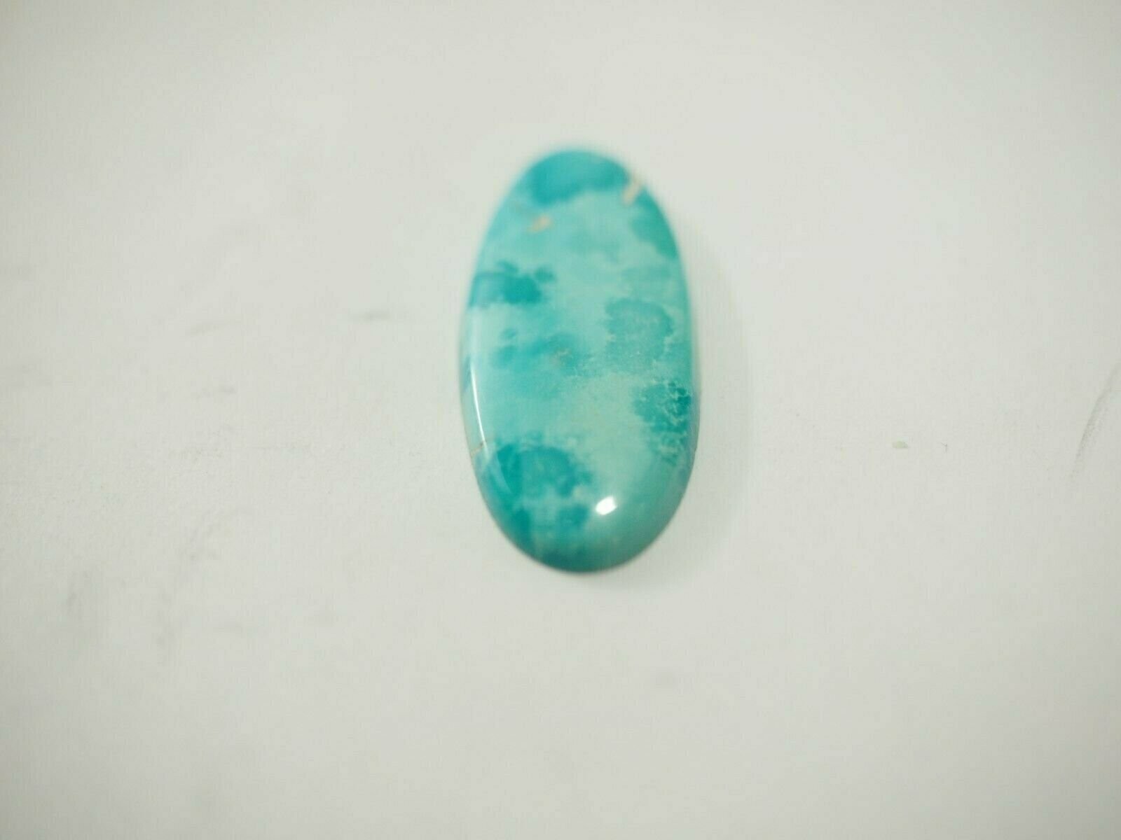 12.01 carat Natural Turquoise Mountain Cabochon 24.6 x 15.8 x 3.7mm TC-137 GEM