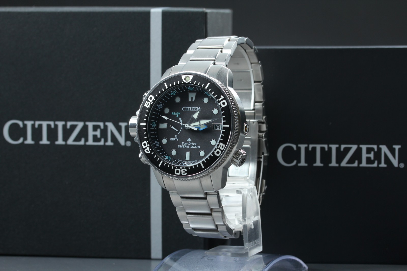 [Near MINT w/ Box] CITIZEN Promaster Aqualand Eco Drive J250-S115477 Japan #3619