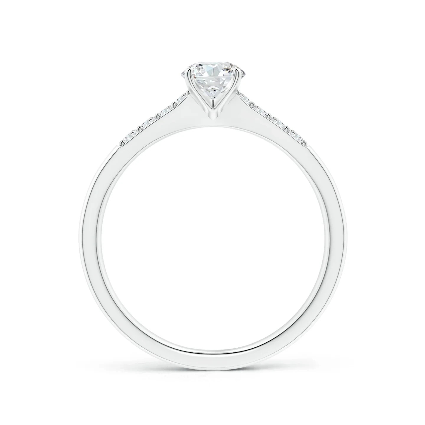 Round Diamond Wedding Ring 0.52 Ct Lab Grown Solid 950 Platinum Size 5 6 6.5 7 8