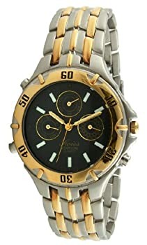 [B1R] Swiss Edition Men’s 2 Tone 23K Gold Plated Bezel Watch se3611 [x8n]