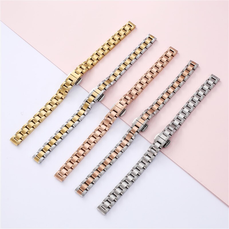 Quality Solid Stainless Steel Watch Band Strap 10 12 14 16 18 20 22mm Universal