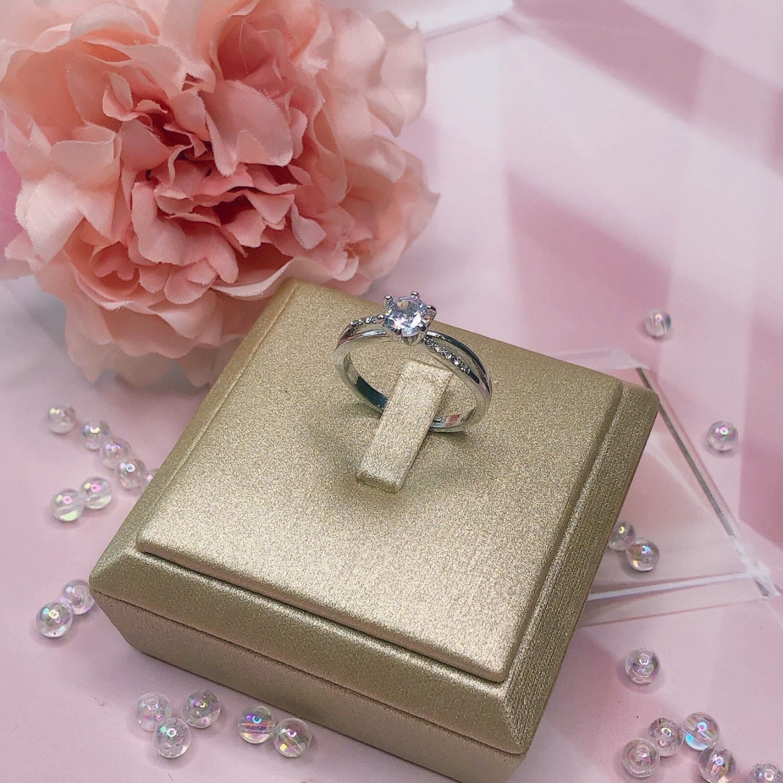  Adjustable Diamond Ring Free UK Delivery New