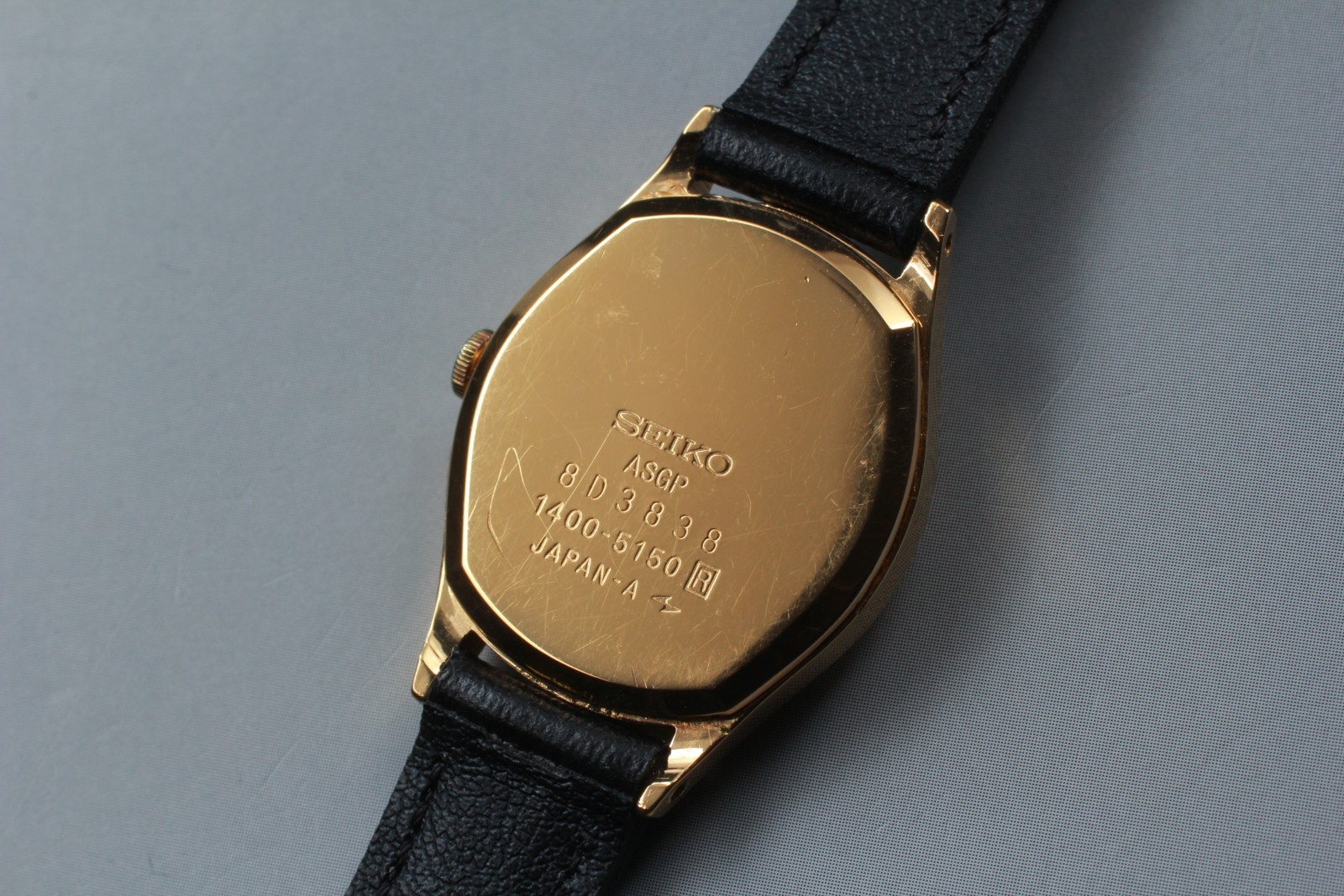 Vtg 1978 N MINT Seiko Belfina 1400-5150 Quartz Gold Oval ASGP Womens Watch JAPAN
