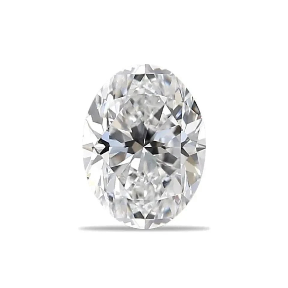 Diamond 2.50 Cts Natural Certified Oval Cut White D Grade VVS1 Grade Gemstone