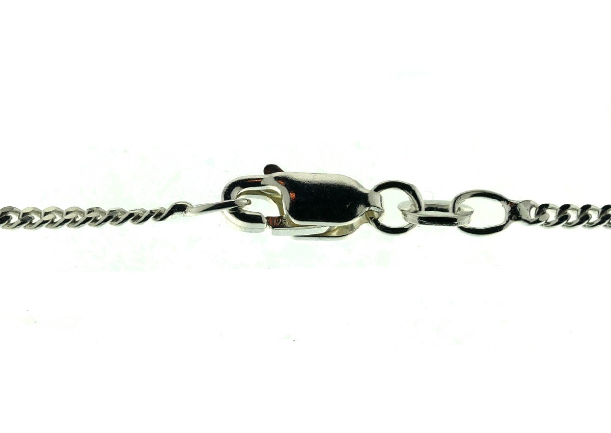 Gourmet link chain made of genuine 925 silver – multiple sizes and lengths