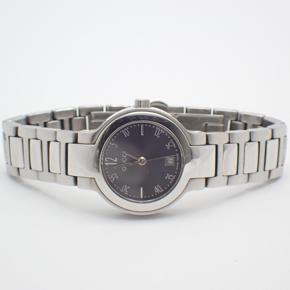 Used Gucci 8900L Quartz Ladies Watch Gray Dial SS Band