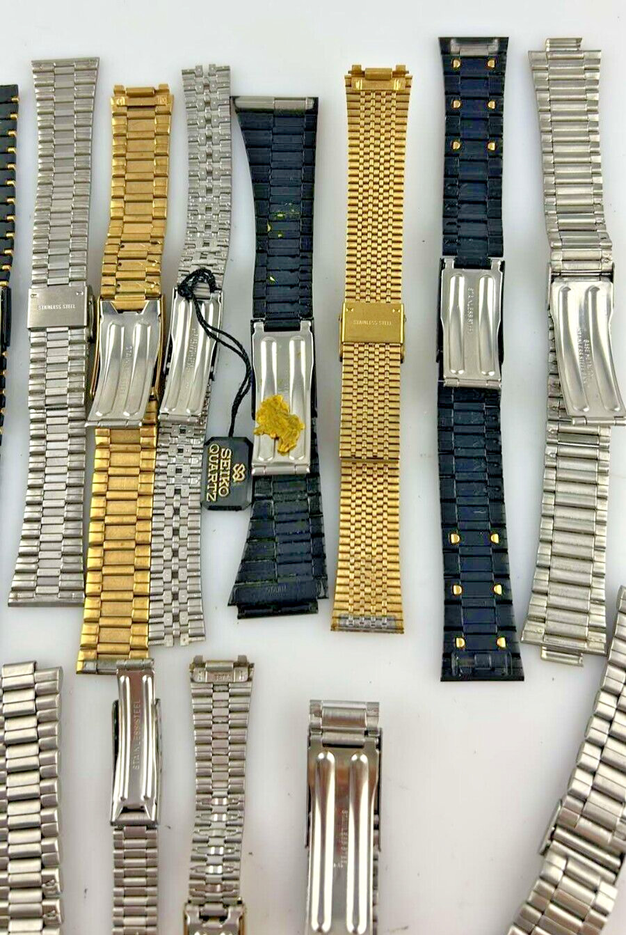 Stock 17 Seiko Citizen Watch Deployant Closures Various Sizes Used
